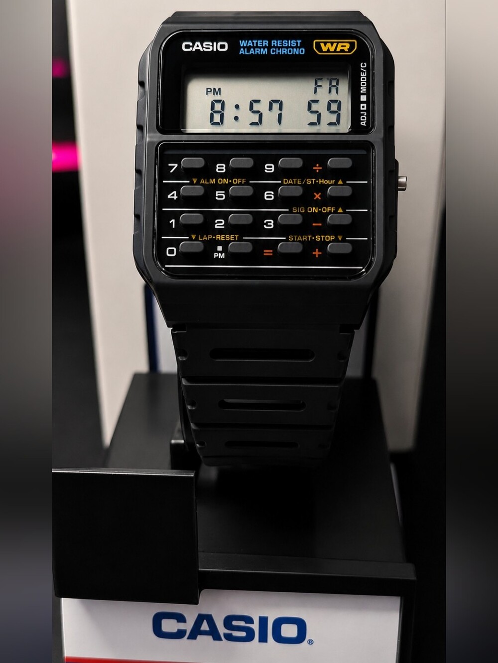 Casio Black Digital Calculator Watch